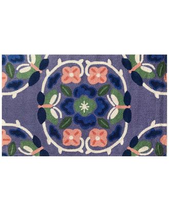 The Rug Market Butterfly Medallion 24X36in Doormat