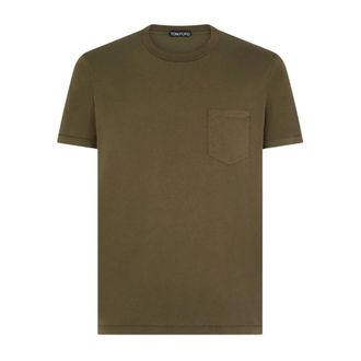 Tom Ford Heren, Tops, Groen, Maat: 3XL Katoen