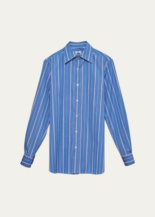 S&eacute;bline Cotton Poplin New Work Button-Down Shirt