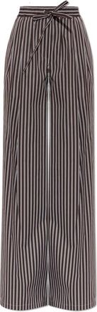 Dolce & Gabbana Gestreepte Broek - Dames - Wijde Broeken - Bruin - S - Broeken