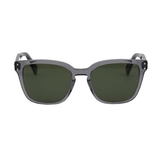 Ferragamo SF1040SCP Rectangle Acetate Sunglasses - Gray
