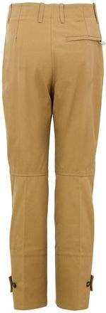 Bottega Veneta Womens Beige Cotton Pant