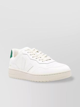 Veja leather panelled low-top sneakers