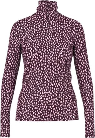 Marc Cain Tops met coltrui met lange mouwen - Dames - Longsleeves - Veelkleurig - 2XL - Tops
