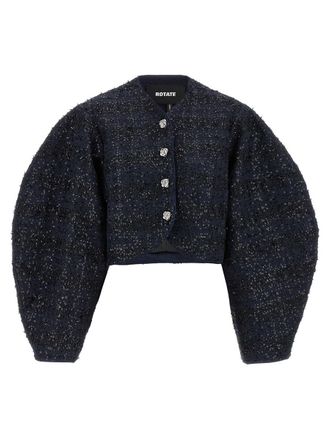 Rotate Bouclé Short Blazer