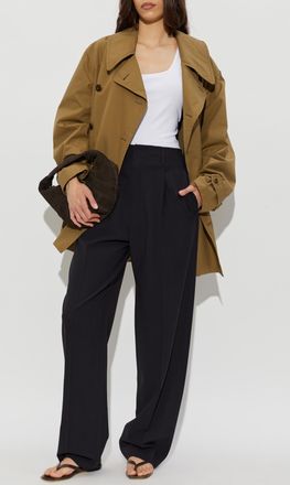 Christophe Lemaire Wool Trousers, Womens, Black