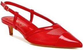 London Rag Temptress Kitten Heel Slingback Pump in Red at Nordstrom Rack, Size 10