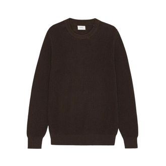 Les Deux Truien & Vesten, Heren, Bruin, 2Xl, Katoen, Rib Crewneck Knit