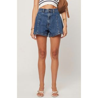 Abrand 94 Bella Denim Shorts in Mid Blue at Nordstrom, Size 26