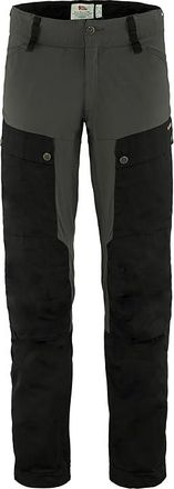 Fjällräven Keb Trousers Mens Casual Pants Black/Stone Grey : 46 (US Mens 30-31) R, Cotton/Elastane/Nylon