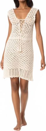 Helen Jon Valentina Crochet Dress In Ivory