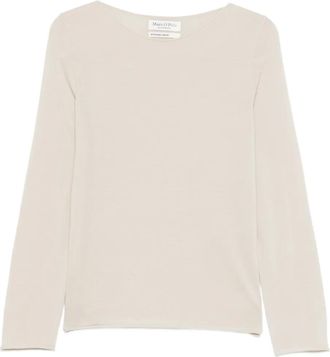 Marc O'Polo T-shirt met lange mouwen - Beige
