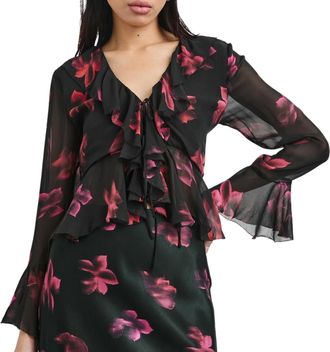 Rails Nicoletta Top In Dark Azalea