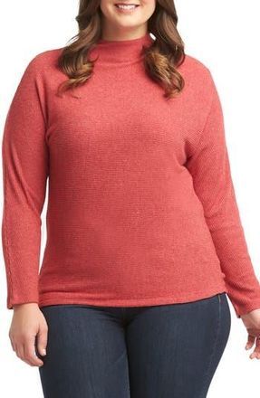 Tart Deb Ribbed Long Sleeve Top in Cranberry at Nordstrom Rack, Size 1 X