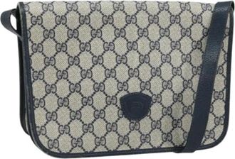 Gucci Pre-owned Cross Body Bags, female, Blue, Size: ONE SIZE Pre-owned Plastic Cross Body Bag