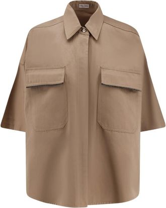 Brunello Cucinelli Donna, Camicette, Marrone, S, new