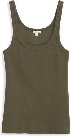 Alex Mill Womens 365 Ribbed Tank In Army Olive