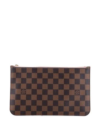 Louis Vuitton Neverfull Pochette Damier Large pouch - Bruin