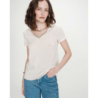 Grace & Mila T-shirt met V-hals in lurex VASCO