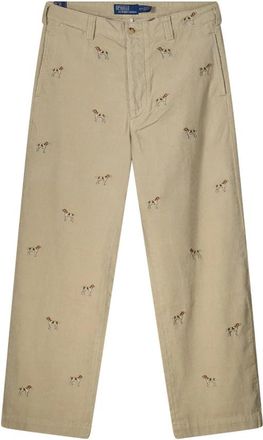 Polo Ralph Lauren Straight Broeken - Heren - Straight fit broeken - Bruin - W32 L32 - Katoen - Broeken