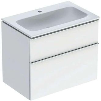 Keramag Keramag - Geberit Icon Set Mueble Lavabo Con Mueble Bajo Lavabo, 2 Cajones