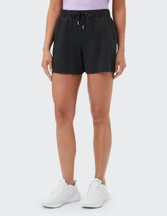 Venice Beach Funktionsshorts VENICE BEACH TILLY, Damen, Gr. XL (44), N-Gr, schwarz, Stoff, Obermaterial: 75% Polyester, 25% Elasthan, unifarben, Hosen Funktionssho