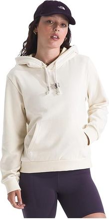 The North Face Midnight Ember Regular Hoodie Womens Sweatshirt White Dune : 2XL, Cotton/Polyester