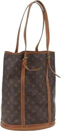 Louis Vuitton Pre-owned Bucket Bags, female, Brown, Size: ONE SIZE Pre-owned Bucket Bag