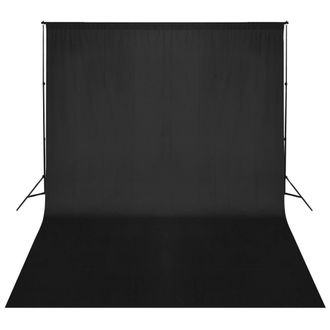 Berkfield Home Backdrop Support System 500 x 300 cm Black