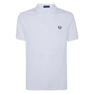 Fred Perry Hombre, Camisetas, Blanco, Talla: L