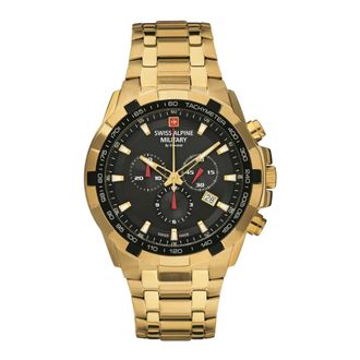 Swiss Alpine Military Accessoires, Heren, Geel, ONE Size, Star Fighter Chronograph