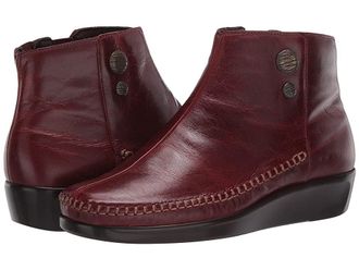 SAS Jade Side Zip Comfort Ankle Boots Womens Slip on Shoes Walnut : 7 S - Slim (AAA), Leather