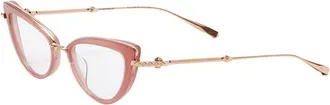 Valentino VLX-123B Cat-Eye Full Rim Eyeglasses - Pink