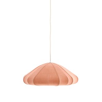 Light & Living L&aacute;mpara Colgante - Cesano - Rosa - Textil - E27 - Light&living