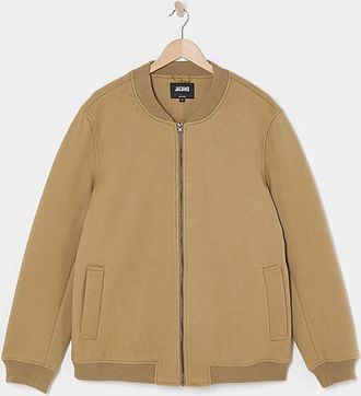 Jacamo Faux Wool Bomber Jacket