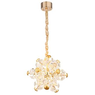 Globo Lighting Globo - L&aacute;mpara Colgante - Floriella - Dorado - Vidrio - &Oslash; 40cm