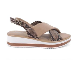 Igi & Co Sport Platform Sandal - female - Igi&Co - Wedges - Brown - 4 UK - Shoes