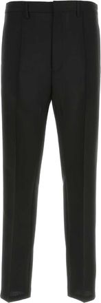 Prada Zwarte Mohair Blend Broek