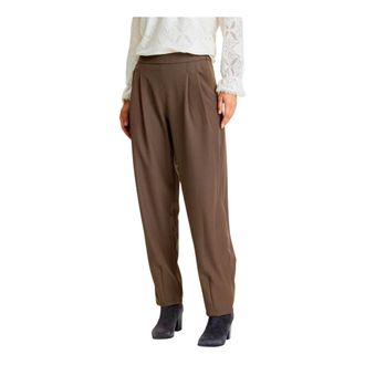 In Front Pantaloni - - Trousers - Donna - Marrone - M