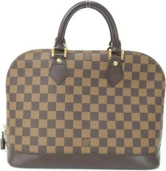 Louis Vuitton Pre-owned Handbags, female, Brown, Size: ONE SIZE Pre-owned Canvas Handbag