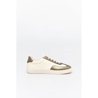 Scotch & Soda Bronze Leather Low Top Womens Sneakers