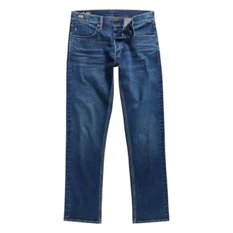 G-Star Jeans, Heren, Blauw, W30 L32, Denim, Jeans- GS Mosa Straight FIT