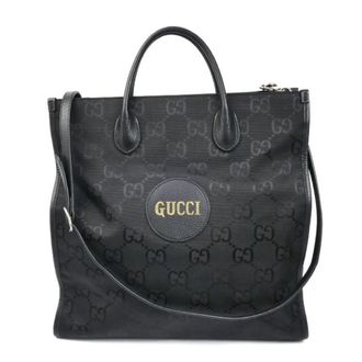 Gucci Black Nylon Leather Shoulder Bag (Pre-Owned)