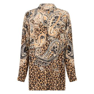 Etro Printed Silk Blouse - female - Etro - Shirts - Multicolor - XS - Blouses & Shirts