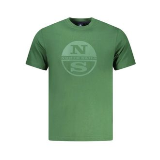 North Sails T-Shirts, male, Green, Size: 2XL T-Shirts