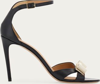 Ferragamo Women Vara bow sandal Black Size 10.5