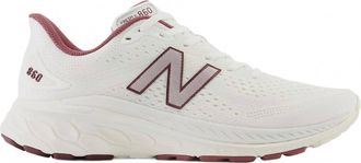 New Balance Mens Fresh Foam X 860V13 Running Shoes In White Burgundy