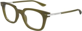 Alexander McQueen Optical Frame - unisex - Brillen - Groen - 48 MM - Accessoires