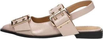 Shoecolate Slingback Izzy - Dames - Ballerinas - Beige - 40 EU - Schoenen