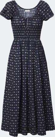 D&ocirc;en D&ocirc;en Quinn printed cotton poplin midi dress